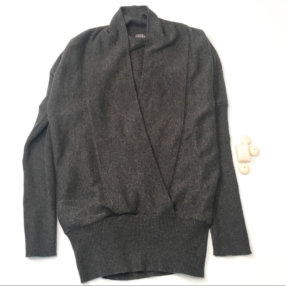 Lilla P Faux Wrap Sweater Size: XL